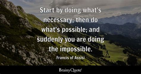 Doing The Impossible .